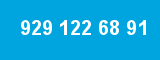 929 122 68 91 929 122 68 91